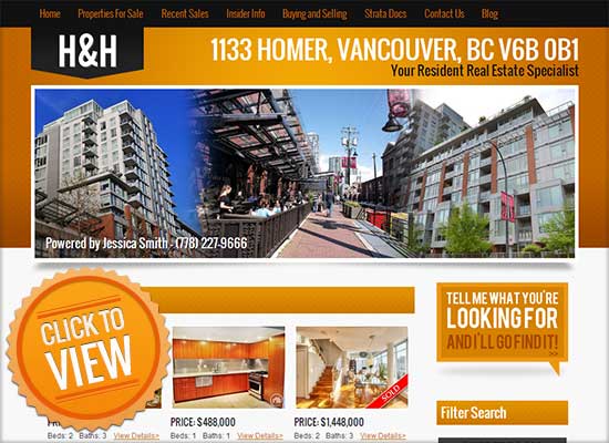 Realtor Website Sample 4